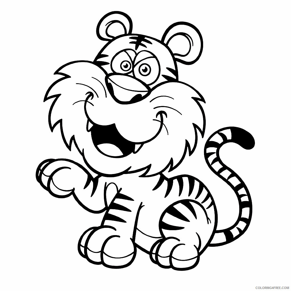 Tiger Coloring Sheets Animal Coloring Pages Printable 2021 4363 Coloring4free