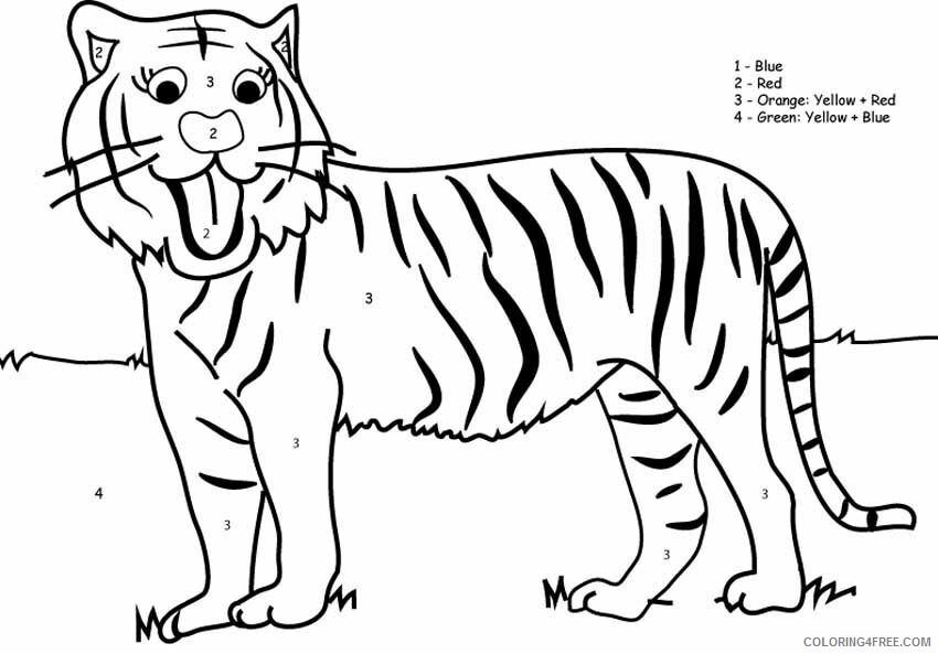 Tiger Coloring Sheets Animal Coloring Pages Printable 2021 4365 Coloring4free