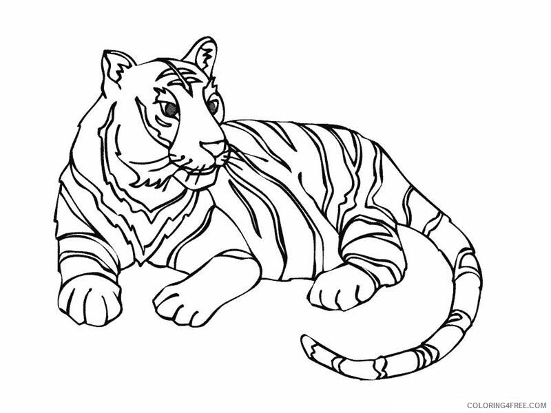 Tiger Coloring Sheets Animal Coloring Pages Printable 2021 4366 Coloring4free