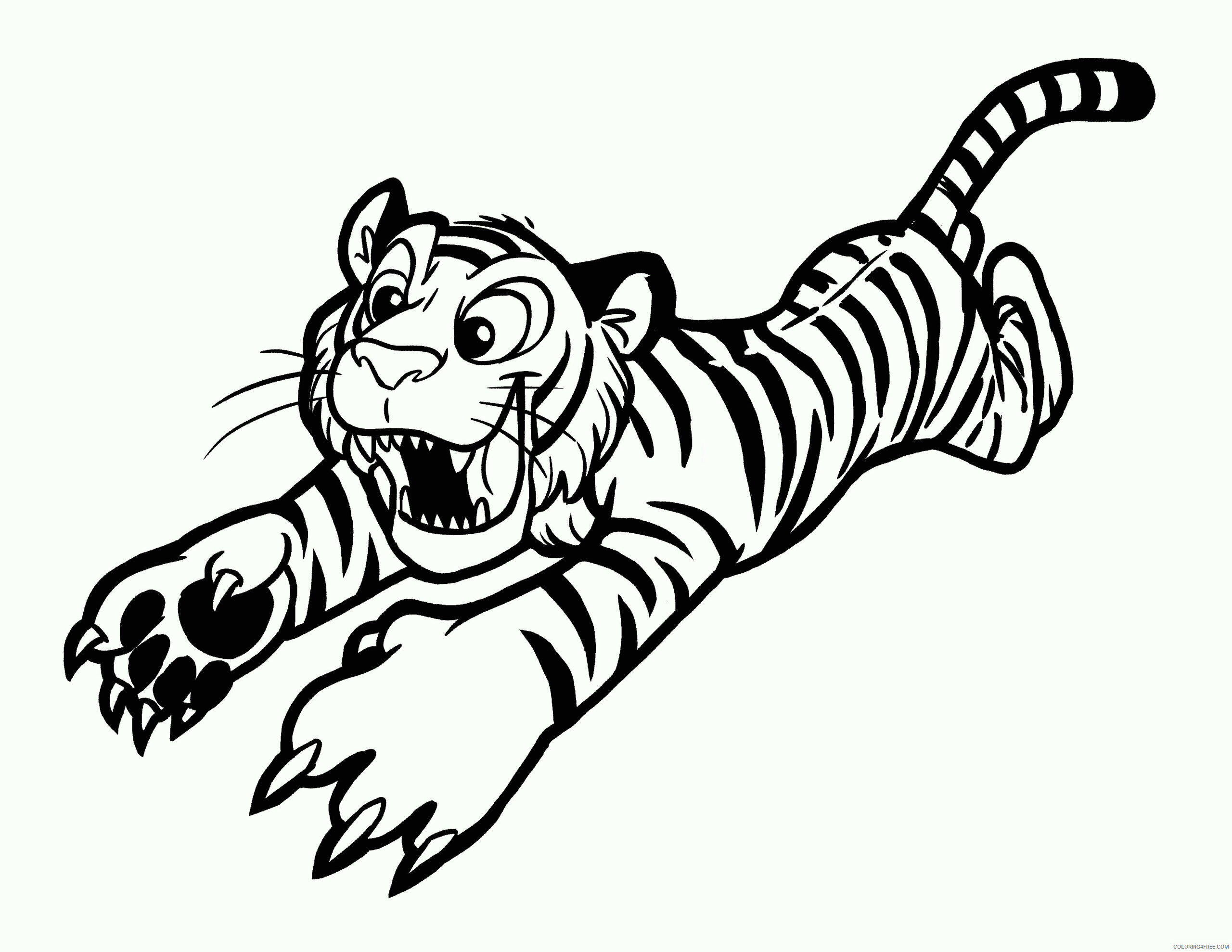 Tiger Coloring Sheets Animal Coloring Pages Printable 2021 4379 Coloring4free