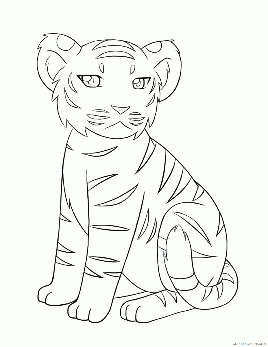 Tiger Coloring Sheets Animal Coloring Pages Printable 2021 4381 Coloring4free