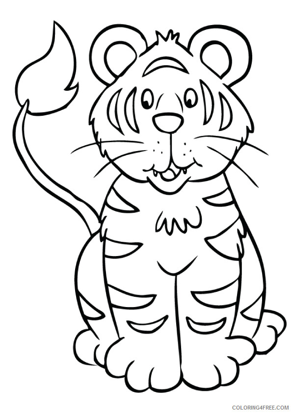 Tiger Coloring Sheets Animal Coloring Pages Printable 2021 4392 Coloring4free