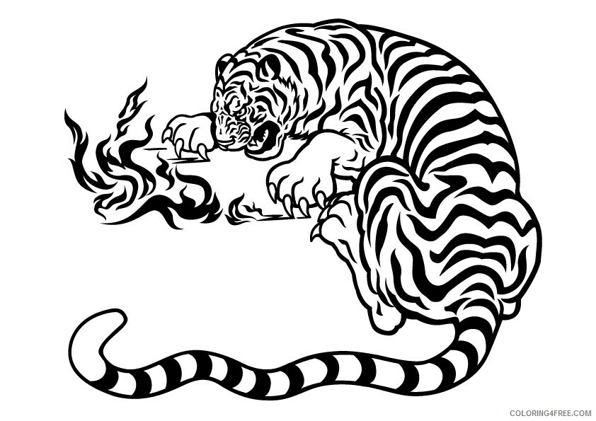 Tiger Coloring Sheets Animal Coloring Pages Printable 2021 4395 Coloring4free