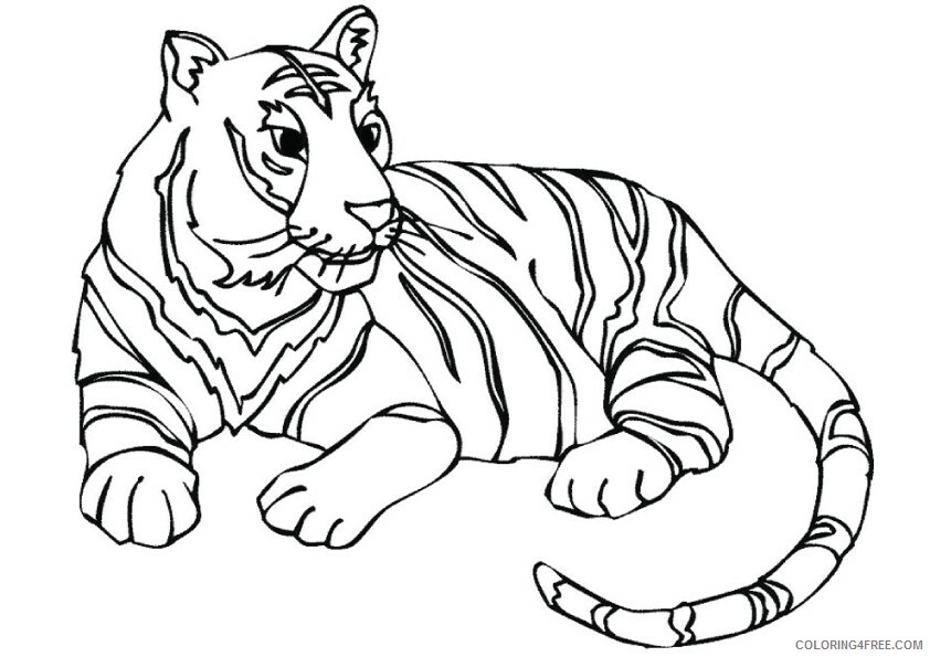 Tiger Coloring Sheets Animal Coloring Pages Printable 2021 4396 Coloring4free