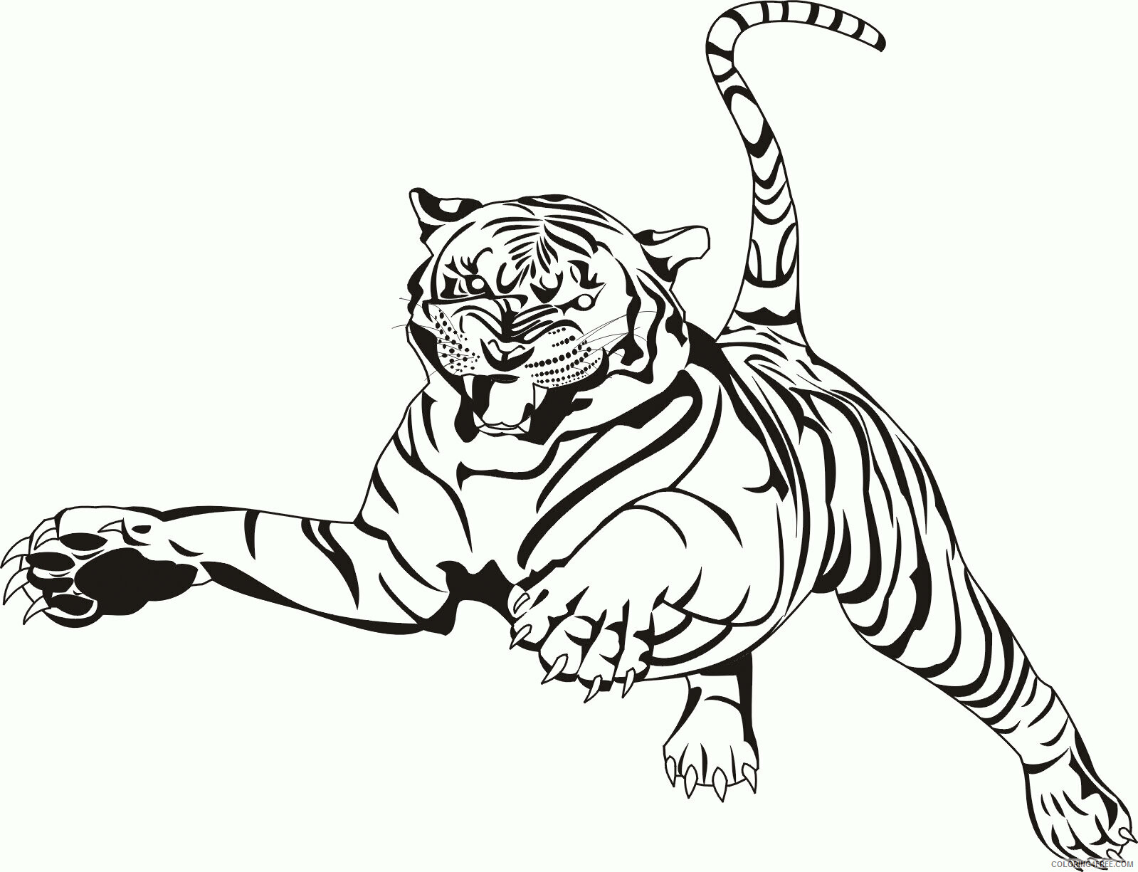 Tiger Coloring Sheets Animal Coloring Pages Printable 2021 4397 Coloring4free