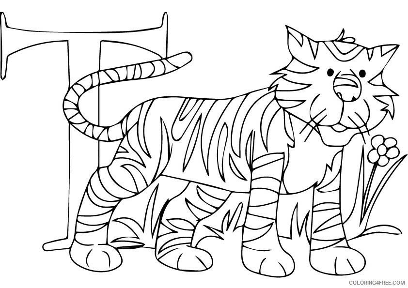 Tiger Coloring Sheets Animal Coloring Pages Printable 2021 4399 Coloring4free