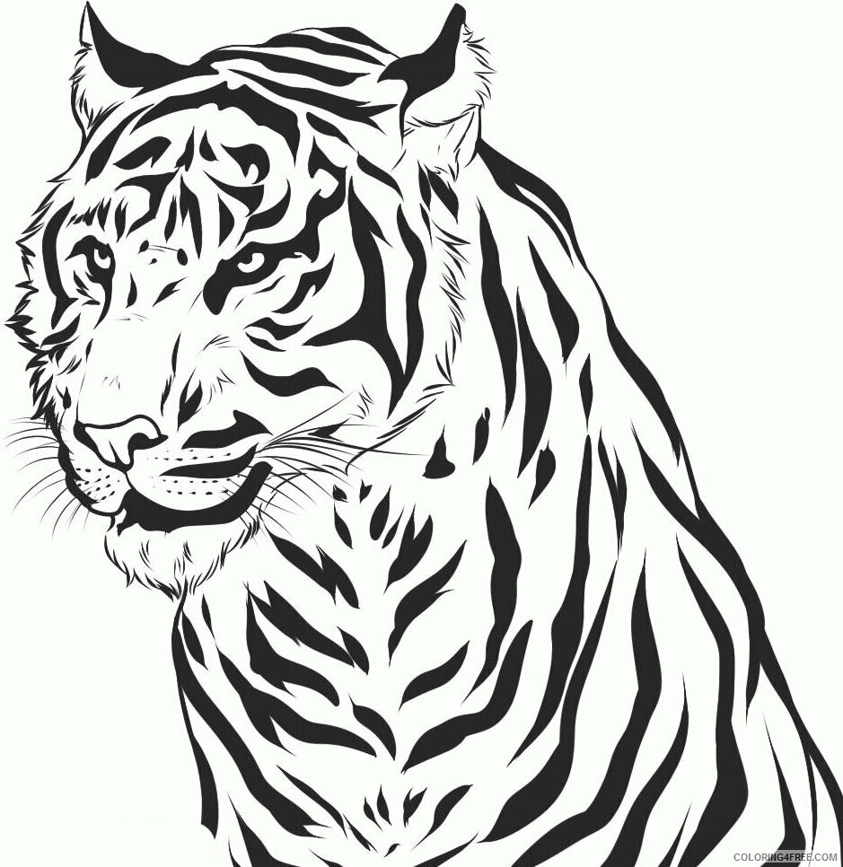 Tiger Coloring Sheets Animal Coloring Pages Printable 2021 4405 Coloring4free