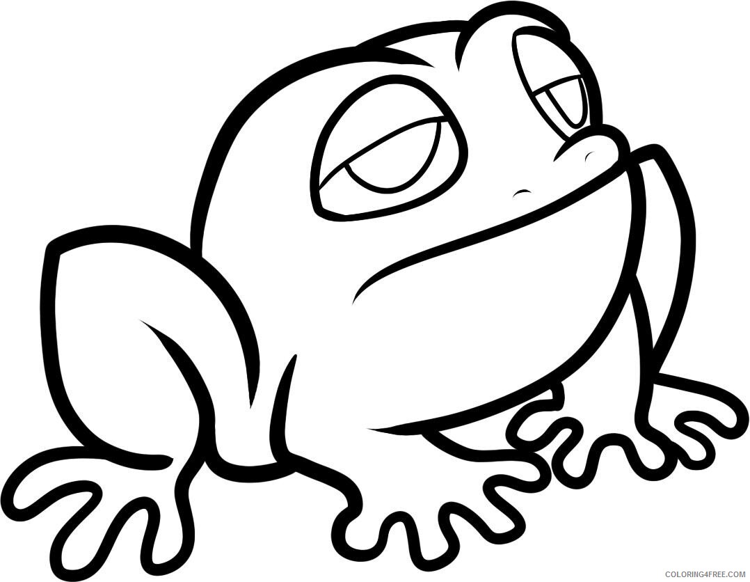 Toad Coloring Pages Animal Printable Sheets Free Toad 2021 4795 Coloring4free