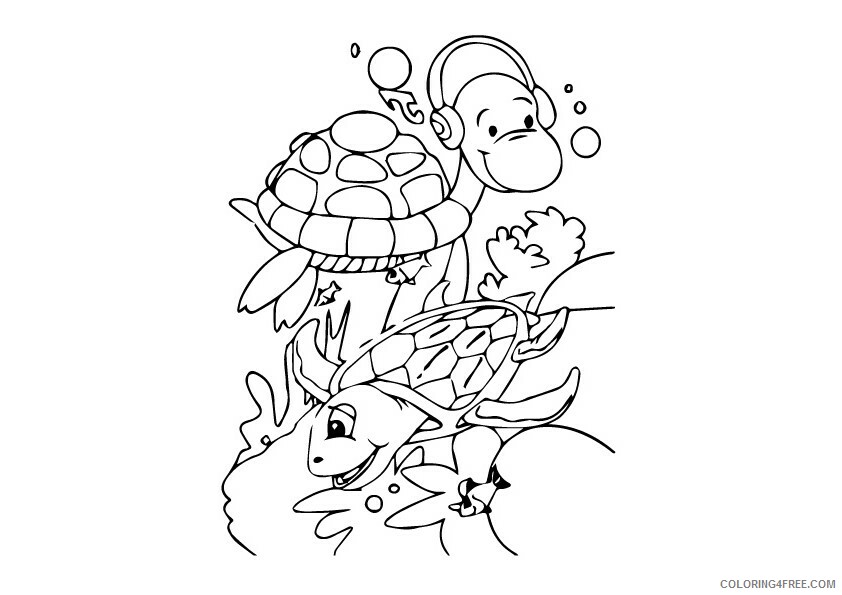 Tortoise Coloring Sheets Animal Coloring Pages Printable 2021 4424 Coloring4free