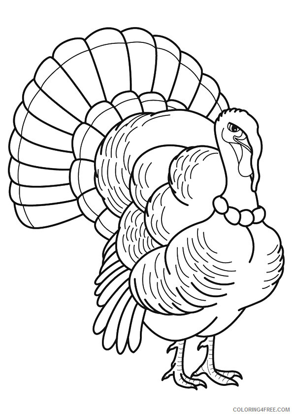 Turkey Coloring Sheets Animal Coloring Pages Printable 2021 4457 Coloring4free