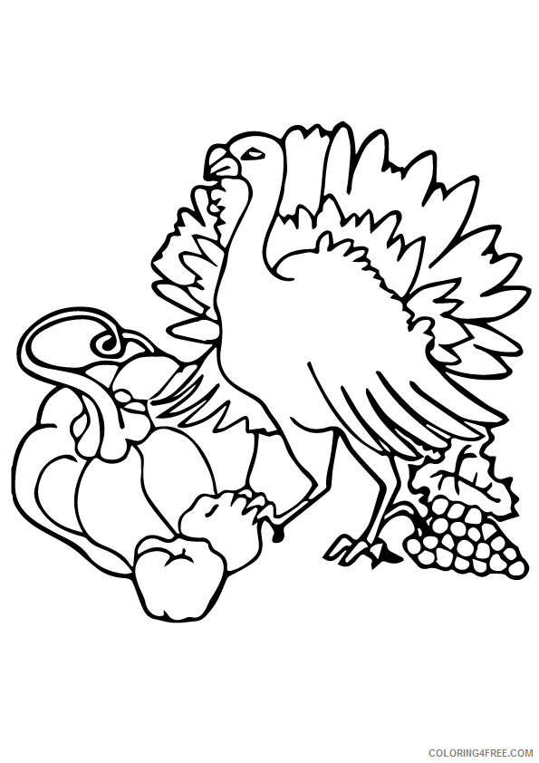 Turkey Coloring Sheets Animal Coloring Pages Printable 2021 4460 Coloring4free