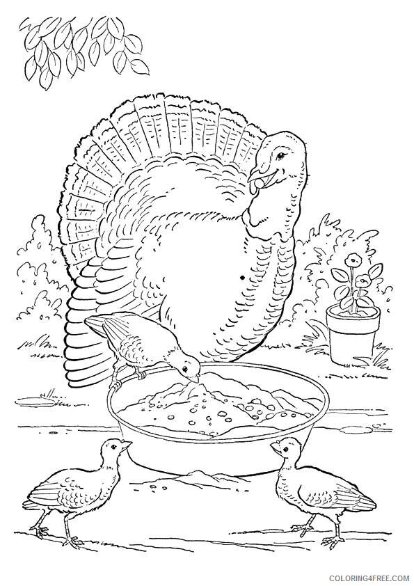 Turkey Coloring Sheets Animal Coloring Pages Printable 2021 4465 Coloring4free