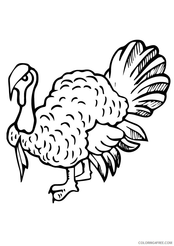 Turkey Coloring Sheets Animal Coloring Pages Printable 2021 4466 Coloring4free