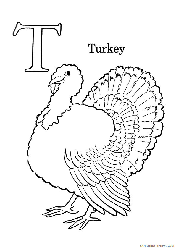 Turkey Coloring Sheets Animal Coloring Pages Printable 2021 4467 Coloring4free