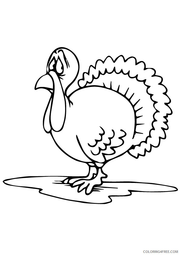 Turkey Coloring Sheets Animal Coloring Pages Printable 2021 4468 Coloring4free