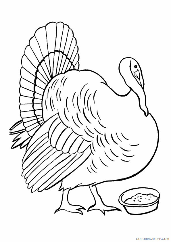 Turkey Coloring Sheets Animal Coloring Pages Printable 2021 4470 Coloring4free