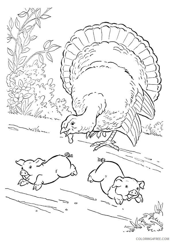 Turkey Coloring Sheets Animal Coloring Pages Printable 2021 4472 Coloring4free