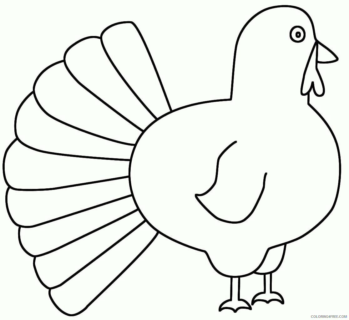 Turkey Coloring Sheets Animal Coloring Pages Printable 2021 4481 Coloring4free