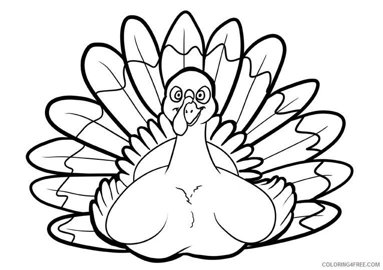 Turkey Coloring Sheets Animal Coloring Pages Printable 2021 4489 Coloring4free