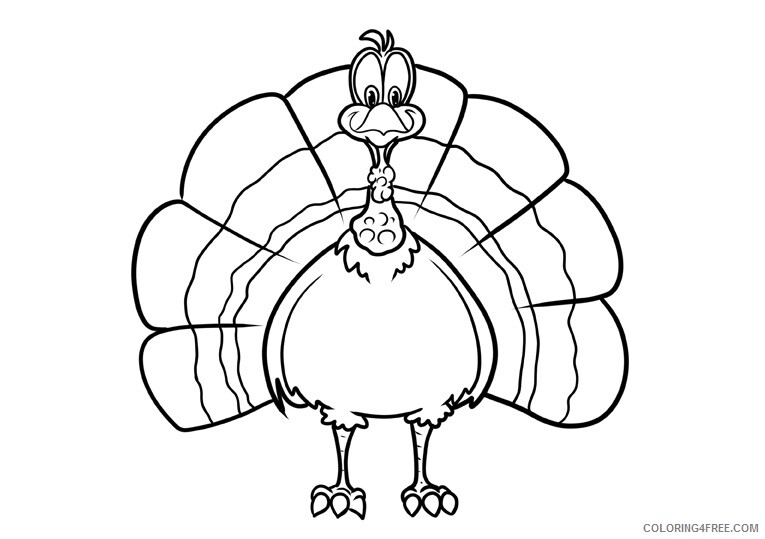 Turkey Coloring Sheets Animal Coloring Pages Printable 2021 4492 Coloring4free
