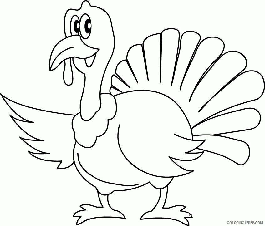 Turkey Coloring Sheets Animal Coloring Pages Printable 2021 4493 Coloring4free