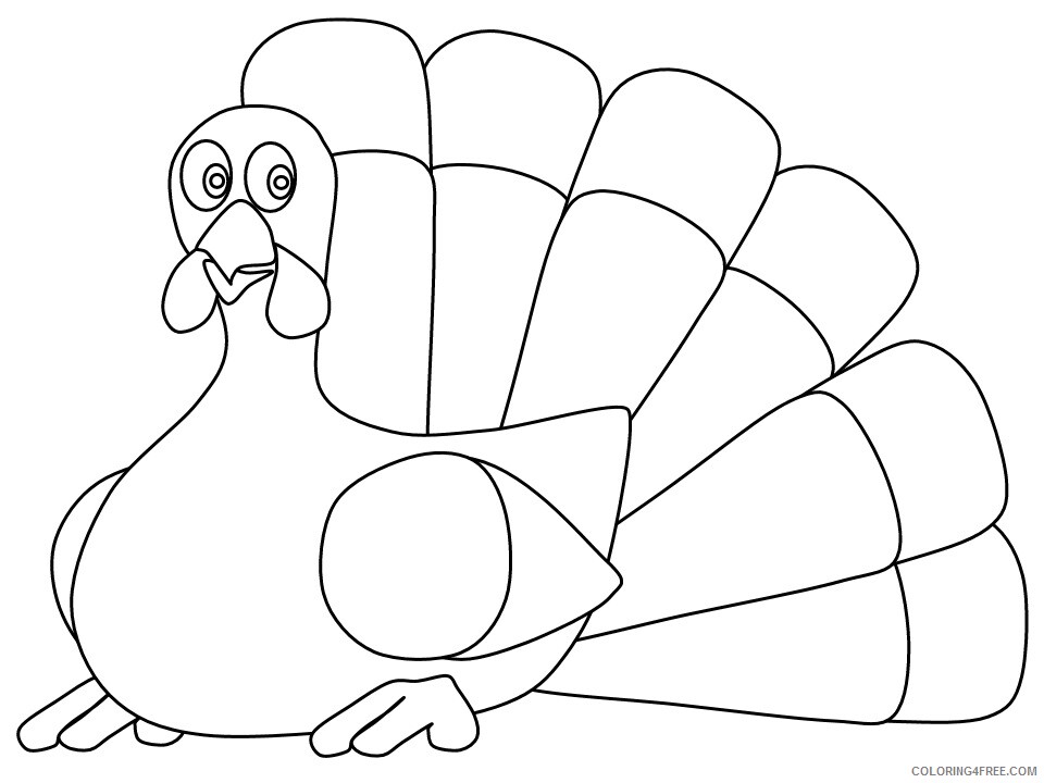 Turkeys Coloring Pages Animal Printable Sheets 10 2021 4847 Coloring4free