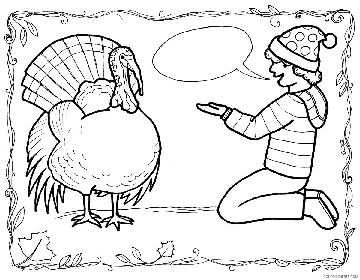 Turkeys Coloring Pages Animal Printable Sheets of Turkeys For Thanksgiving 2021 Coloring4free