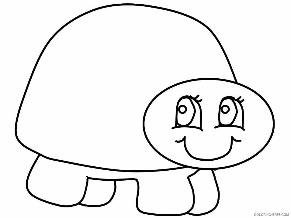 Turtle Coloring Pages Animal Printable Sheets 3 2021 4888 Coloring4free