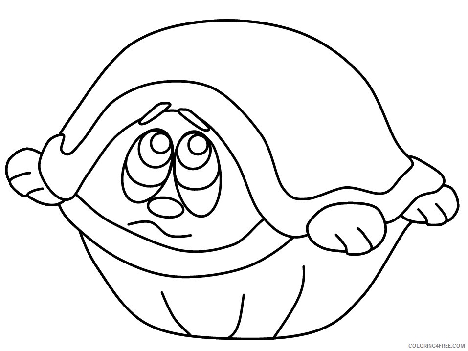Turtle Coloring Pages Animal Printable Sheets 5 2021 4890 Coloring4free