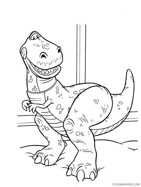 Tyrannosaurus Rex Coloring Pages Animal Printable Sheets TRex to Print 2021 4924 Coloring4free
