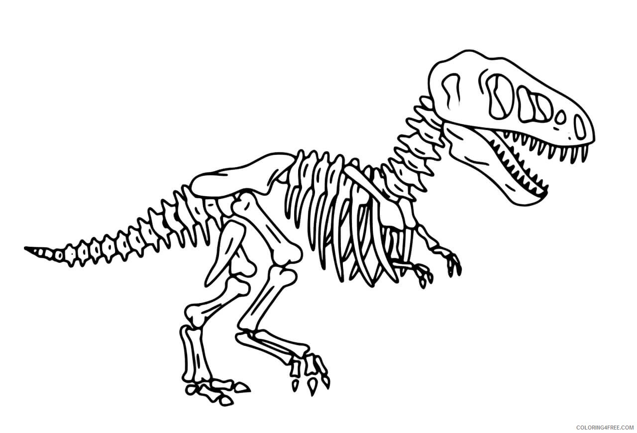 Tyrannosaurus Rex Coloring Pages Animal Printable Sheets t rex template 2021 4927 Coloring4free