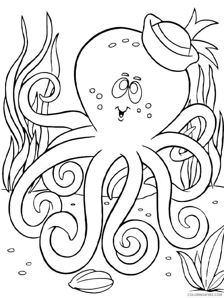 Underwater World Coloring Pages Animal Printable Sheets 2021 4931 Coloring4free