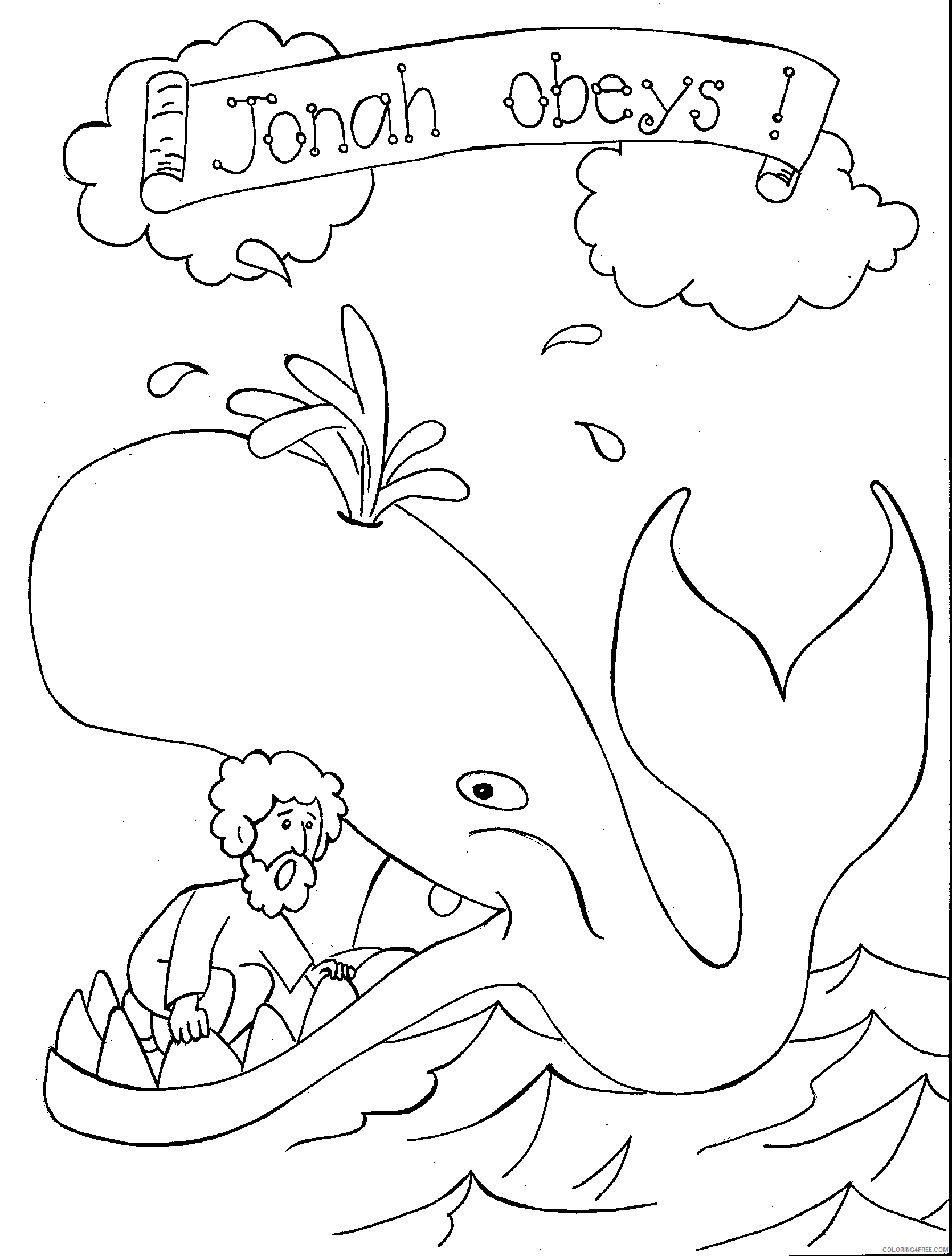 Whale Coloring Pages Animal Printable Sheets Orca Whale 2021 4989 Coloring4free