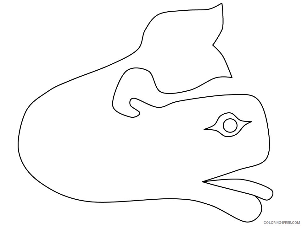 Whale Coloring Pages Animal Printable Sheets aboriginal whale2 2021 4971 Coloring4free