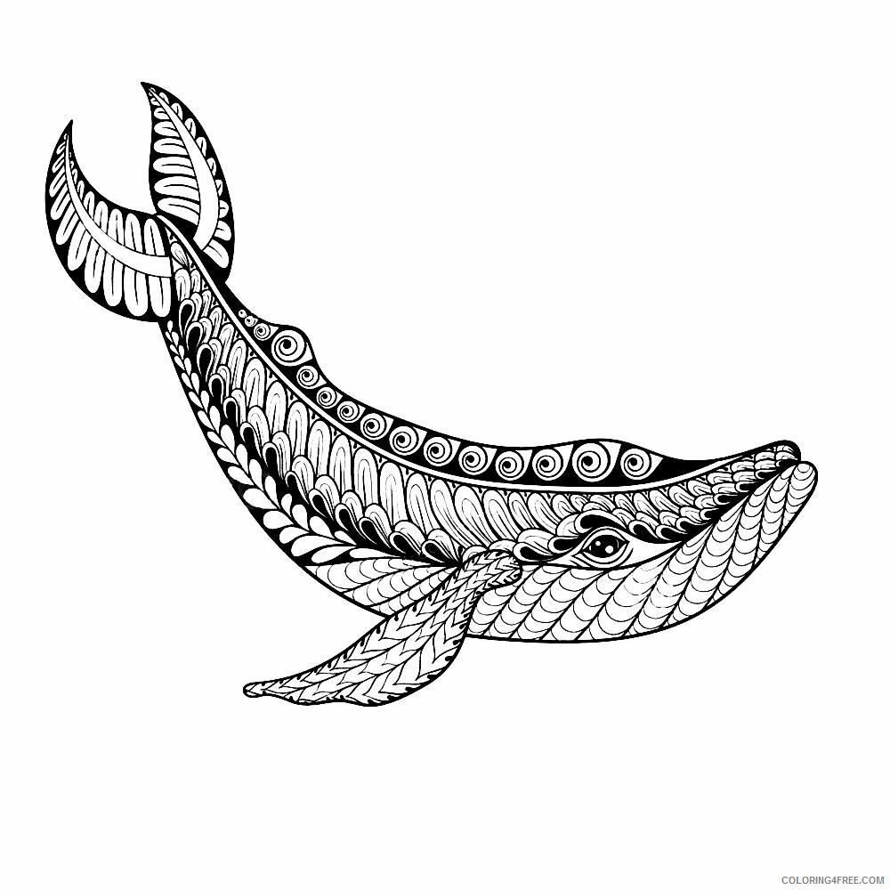 Whale Coloring Sheets Animal Coloring Pages Printable 2021 4545 Coloring4free