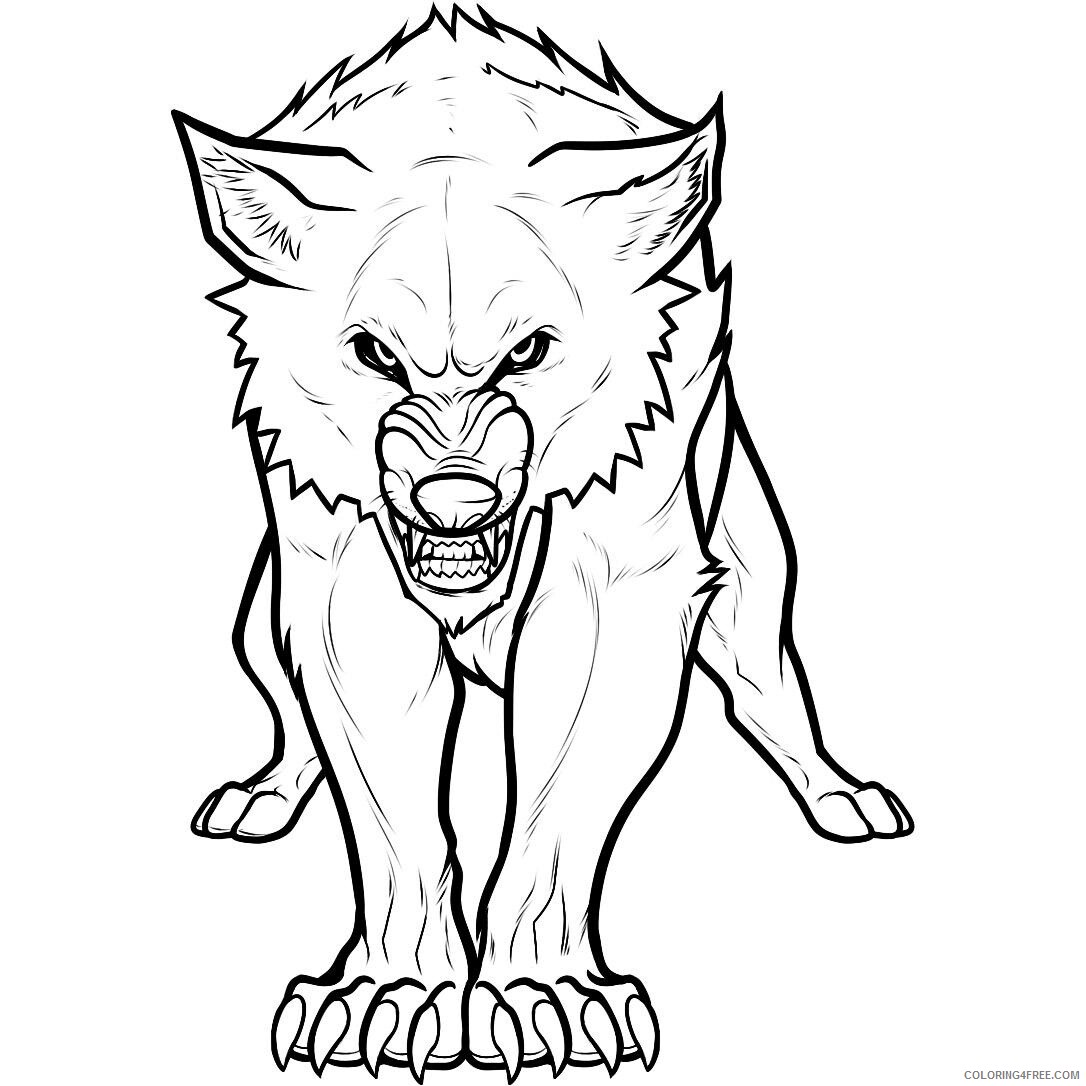 Wolf Coloring Pages Animal Printable Sheets Arctic Wolf 2021 5039 Coloring4free