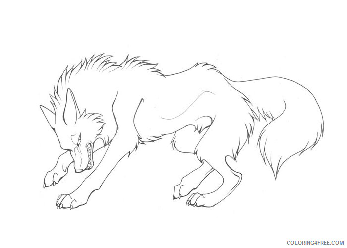 Wolf Coloring Pages Animal Printable Sheets Best wolf 2021 5040 Coloring4free