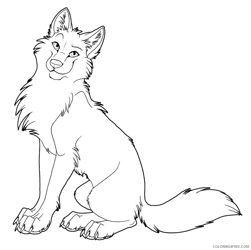 Wolf Coloring Pages Animal Printable Sheets Wolf 2 2021 5047 Coloring4free