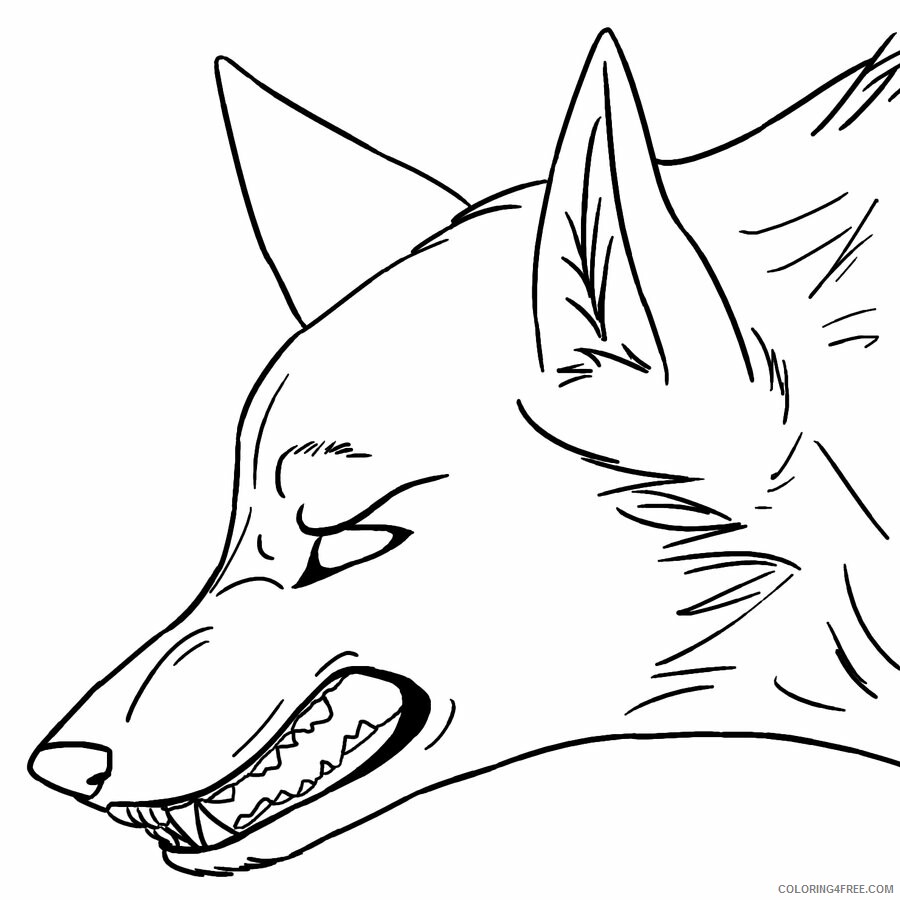 Wolf Coloring Pages Animal Printable Sheets Wolf 2021 5048 Coloring4free
