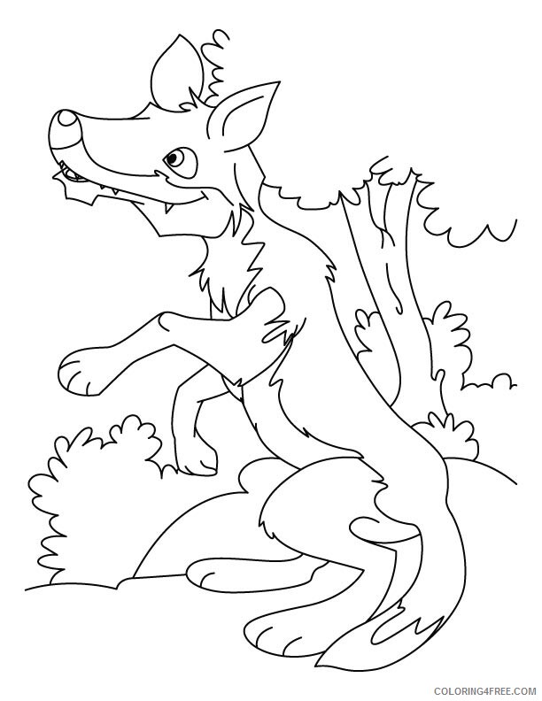 Wolf Coloring Pages Animal Printable Sheets Wolf Pup 2021 5077 Coloring4free