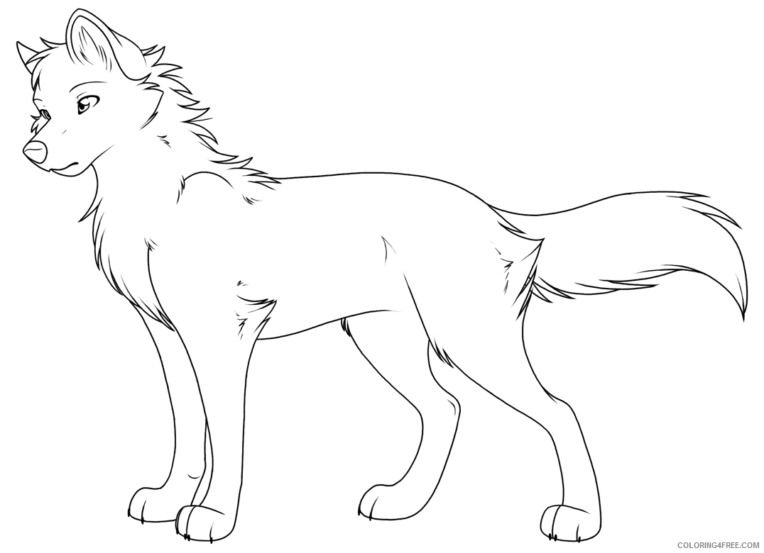 Wolf Coloring Pages Animal Printable Sheets of Wolfs 2021 5046 Coloring4free