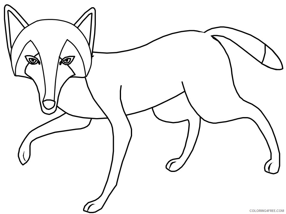 Wolf Coloring Pages Animal Printable Sheets wolf4 2021 5061 Coloring4free