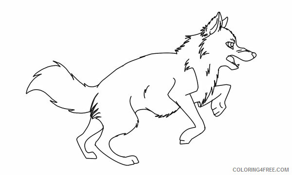 Wolf Coloring Pages Animal Printable Sheets wolfe E6HBZ 2021 5074 Coloring4free