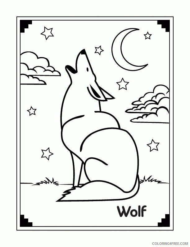 Wolf Coloring Sheets Animal Coloring Pages Printable 2021 4568 Coloring4free