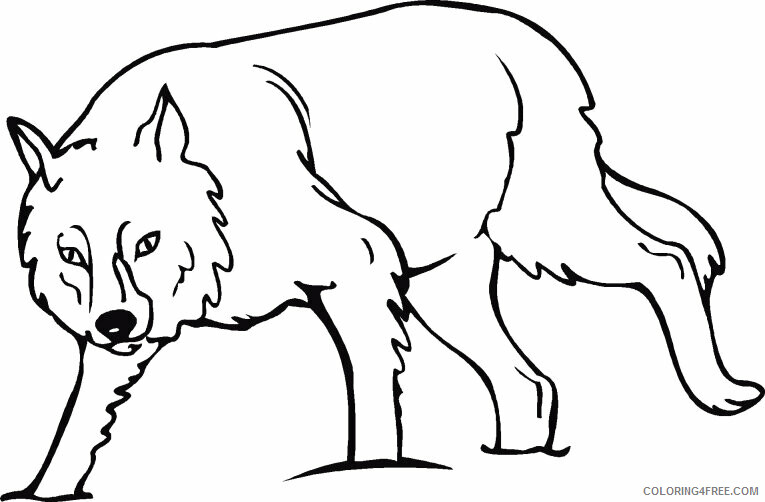Wolf Coloring Sheets Animal Coloring Pages Printable 2021 4569 Coloring4free