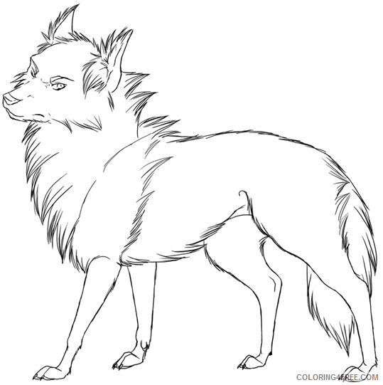 Wolf Coloring Sheets Animal Coloring Pages Printable 2021 4576 Coloring4free