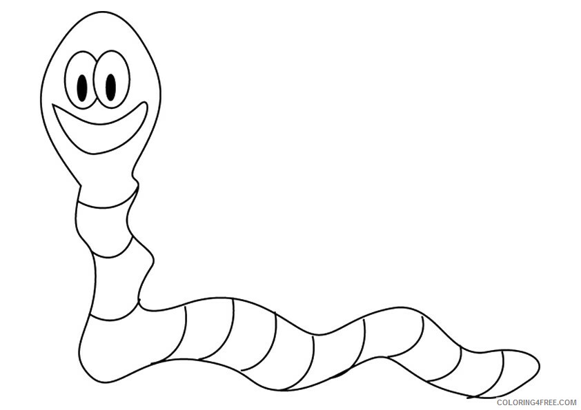 Worm Coloring Sheets Animal Coloring Pages Printable 2021 4617 Coloring4free