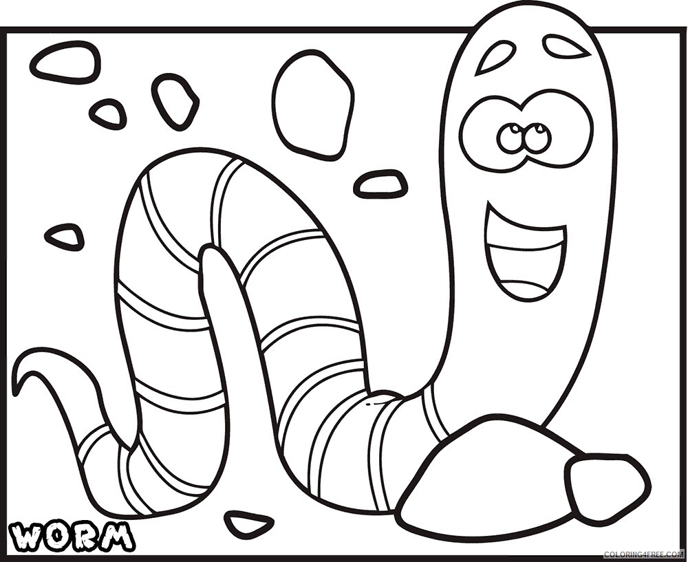 Worm Coloring Sheets Animal Coloring Pages Printable 2021 4619 Coloring4free