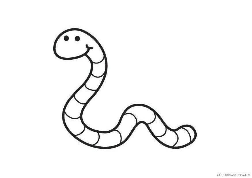 Worm Coloring Sheets Animal Coloring Pages Printable 2021 4628 Coloring4free