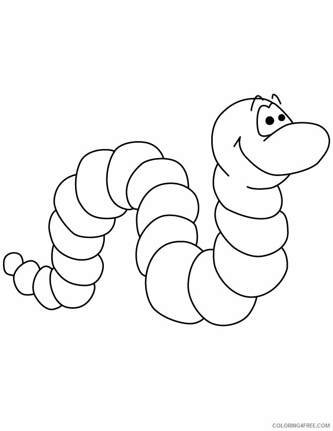 Worm Coloring Sheets Animal Coloring Pages Printable 2021 4633 Coloring4free